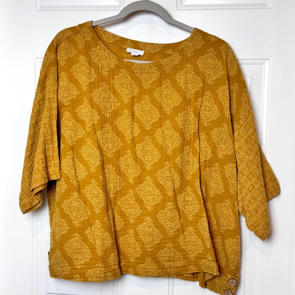 Pair of J. Jill Separates, Mustard Yellow Size Medium MP - Picture 2 of 14